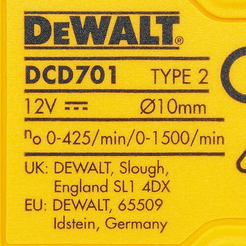 Купить Дрель-шуруповерт DeWalt DCD701D2 XR 10.8/12V  5437876. Характеристики, отзывы и цены в Донецке