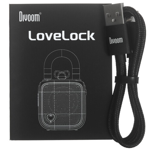 Купить Портативная колонка Divoom LoveLock, розовый  9979863. Характеристики, отзывы и цены в Донецке