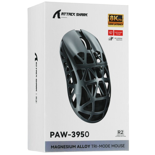 Купить Мышь беспроводная/проводная Attack Shark R2  9261669. Характеристики, отзывы и цены в Донецке