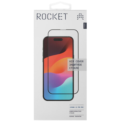 Купить Защитное стекло Rocket для экрана Apple iPhone 15 Pro Max  5464366. Характеристики, отзывы и цены в Донецке