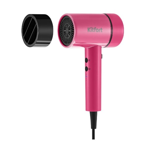 Купить Фен Kitfort KT-3260 розовый/черный  9155309. Характеристики, отзывы и цены в Донецке