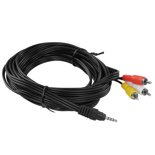 Купить Кабель   Telecom jack 3.5 мм - 3RCA черный  5602581. Характеристики, отзывы и цены в Донецке