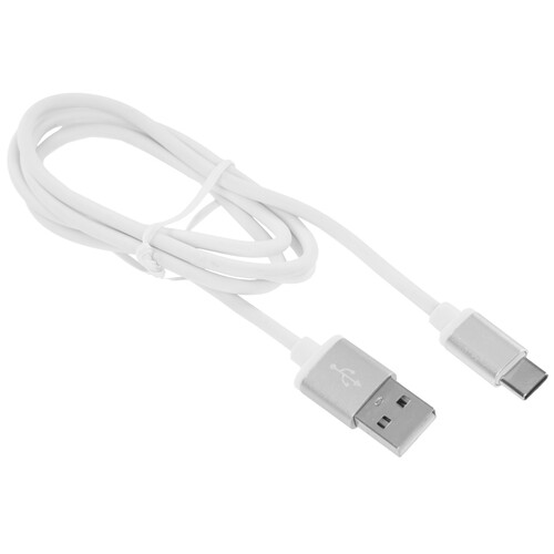 Купить Кабель круглый Cablexpert USB Type-C - USB 2.0 Type-A белый 1 м  5485403. Характеристики, отзывы и цены в Донецке