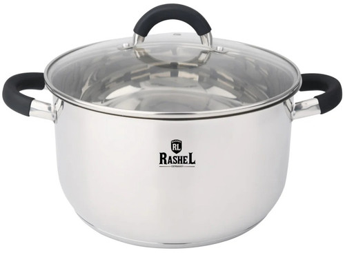 Купить Кастрюля Rashel Комфорт R-190к 1.9 л 16 см серебристый  9320934. Характеристики, отзывы и цены в Донецке