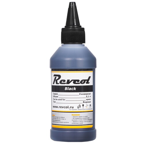 Купить Чернила водорастворимые Revcol R-E-0.1-BD черный  9156476. Характеристики, отзывы и цены в Донецке