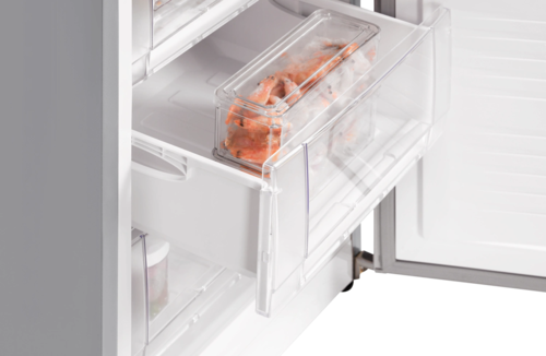 Купить Холодильник с морозильником   NORD NRB 124 S серебристый  9291892. Характеристики, отзывы и цены в Донецке