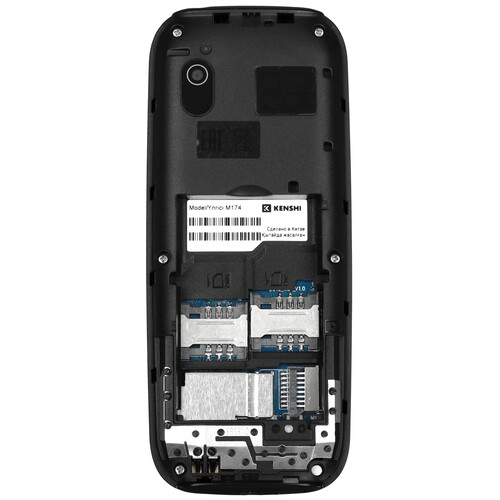 Купить Сотовый телефон KENSHI M174 черный + SIM-карта  9214958. Характеристики, отзывы и цены в Донецке