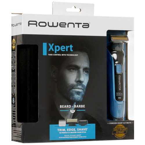 Купить Триммер Rowenta Forever Sharp Ultimate TN6200F4 черный/синий  4771421. Характеристики, отзывы и цены в Донецке