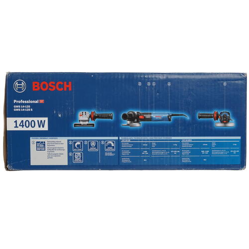Купить Углошлифовальная машина (УШМ) Bosch GWS 14-125 S  9991944. Характеристики, отзывы и цены в Донецке