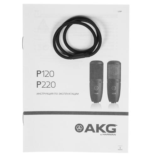Купить Микрофон AKG P220 черный  4744857. Характеристики, отзывы и цены в Донецке
