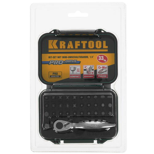 Купить Набор бит KRAFTOOL 26157-H33  9109007. Характеристики, отзывы и цены в Донецке