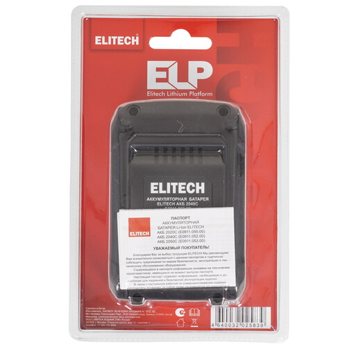 Купить Аккумулятор ELITECH 205832  9300565. Характеристики, отзывы и цены в Донецке