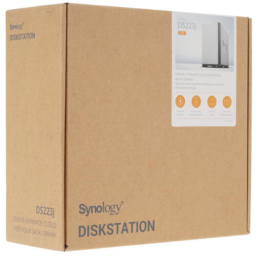 Купить Сетевое хранилище (NAS) Synology DiskStation DS223j  5430448. Характеристики, отзывы и цены в Донецке