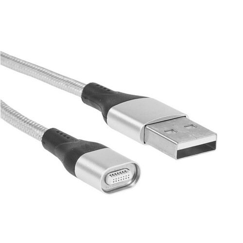 Купить Кабель круглый JETACCESS Lightning 8-pin - USB 2.0 Type-A серебристый 1 м  5617834. Характеристики, отзывы и цены в Донецке