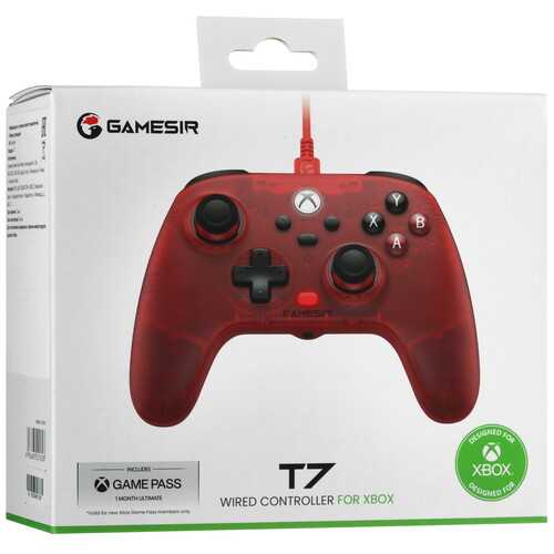 Купить Геймпад проводной GameSir T7 красный  5622117. Характеристики, отзывы и цены в Донецке