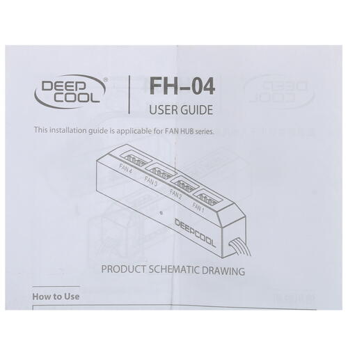 Купить Разветвитель питания DEEPCOOL FH-04  1332409. Характеристики, отзывы и цены в Донецке