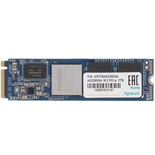 Купить 2000 ГБ M.2 NVMe накопитель Apacer AS2280Q4 [AP2TBAS2280Q4-1]  1628760. Характеристики, отзывы и цены в Донецке