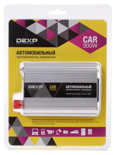 Купить Инвертор DEXP CAR 300W  1037024. Характеристики, отзывы и цены в Донецке