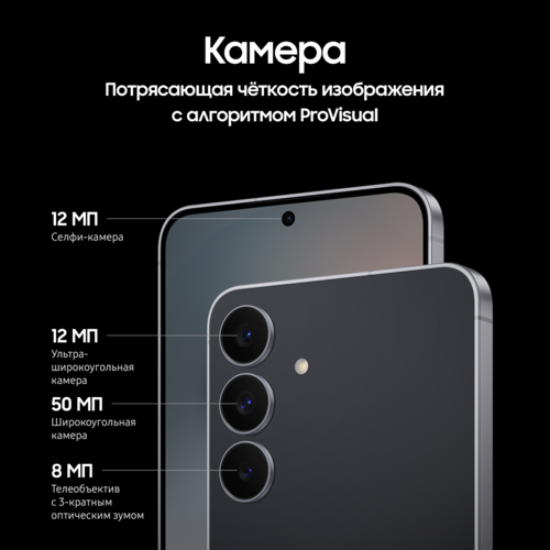 Купить 6.7" Смартфон Samsung Galaxy S25 FE 512 ГБ черный  5638384. Характеристики, отзывы и цены в Донецке