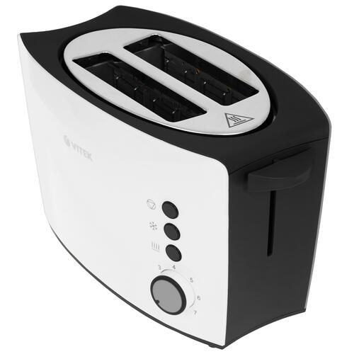 Купить Тостер Vitek VT-7166 (MC) белый  9079332. Характеристики, отзывы и цены в Донецке
