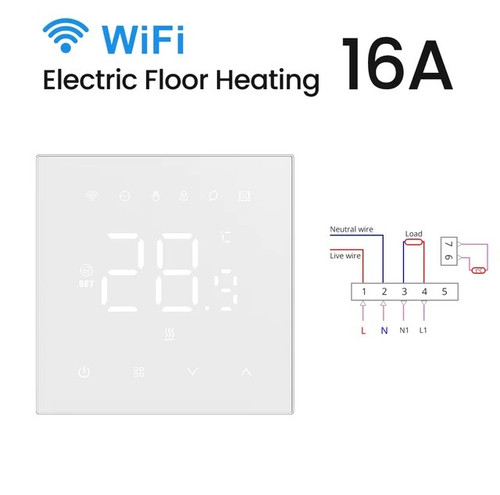 Купить Умный терморегулятор AVATTO WT410-16A-W  5633970. Характеристики, отзывы и цены в Донецке