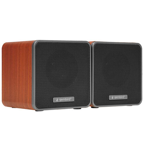 Купить Колонки Gembird SPK-206 коричневый  5356147. Характеристики, отзывы и цены в Донецке