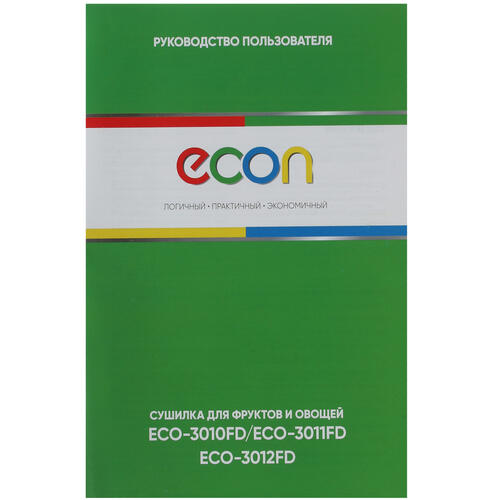 Купить Сушилка для овощей и фруктов ECON ECO-3010FD белый  5353558. Характеристики, отзывы и цены в Донецке