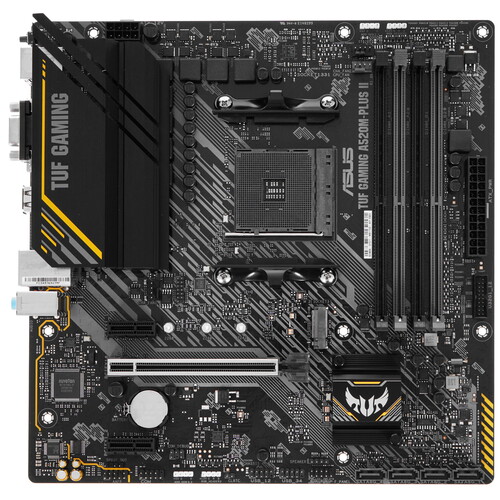 Купить Материнская плата ASUS TUF GAMING A520M-PLUS II  4811079. Характеристики, отзывы и цены в Донецке