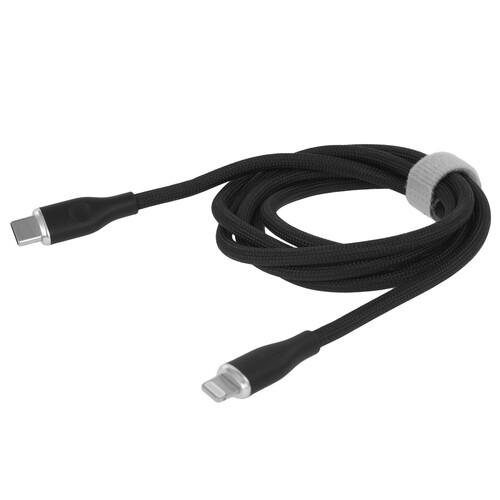 Купить Кабель круглый VOLTME Lightning 8-pin - USB Type-C черный 1.2 м  9210875. Характеристики, отзывы и цены в Донецке