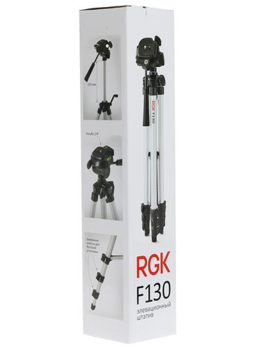 Купить Штатив RGK F130 серебристый  1080270. Характеристики, отзывы и цены в Донецке