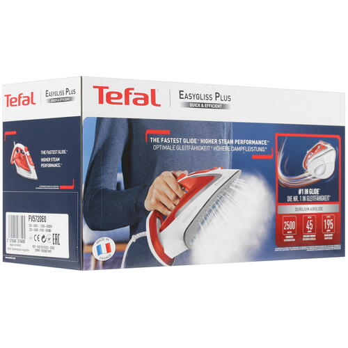 Купить Утюг Tefal Easygliss 2 FV5720E0 оранжевый  1693820. Характеристики, отзывы и цены в Донецке
