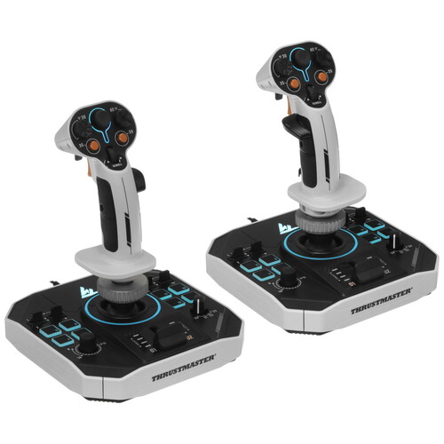 Купить Джойстик Thrustmaster Sol-R 2 HOSAS Space Sim Duo белый  5635565. Характеристики, отзывы и цены в Донецке