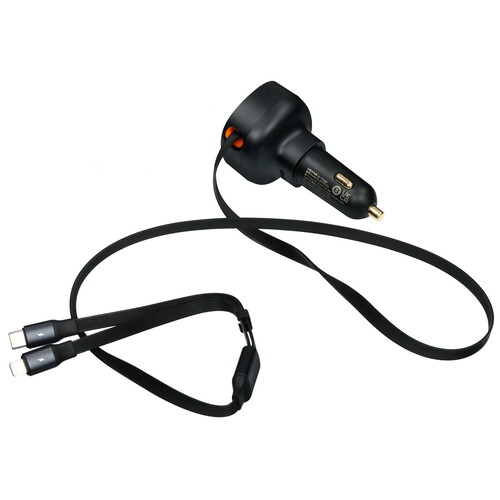 Купить Автомобильное ЗУ Baseus Enjoyment Pro черный  9228290. Характеристики, отзывы и цены в Донецке