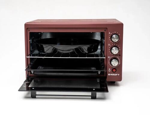 Купить Мини-печь Kraft KF-MO 3804 KR красный  8108445. Характеристики, отзывы и цены в Донецке