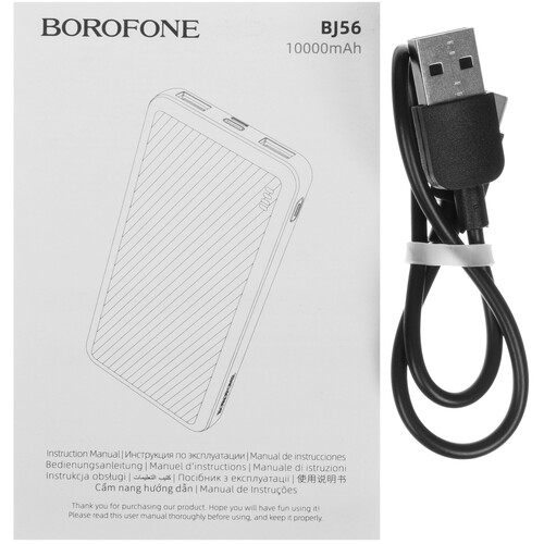 Купить Портативный аккумулятор Borofone BJ56 черный  5603874. Характеристики, отзывы и цены в Донецке
