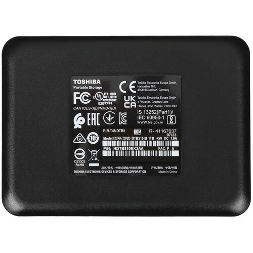 Купить 1 ТБ Внешний HDD Toshiba Canvio Basics [HDTB510EK3AA]  5423455. Характеристики, отзывы и цены в Донецке