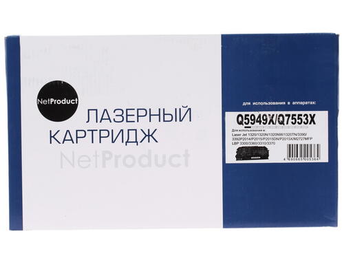 Купить Картридж лазерный NetProduct Q5949X/Q7553X черный  1047862. Характеристики, отзывы и цены в Донецке