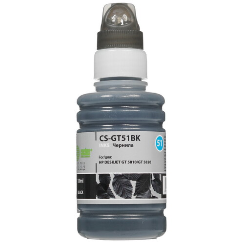 Купить Чернила водорастворимые Cactus CS-GT51BK матовый черный  1397692. Характеристики, отзывы и цены в Донецке