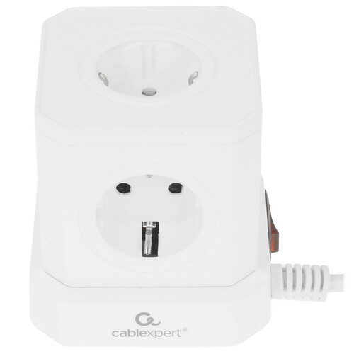 Купить Сетевой фильтр Cablexpert TWR-5-U4-W-3 белый  9176873. Характеристики, отзывы и цены в Донецке