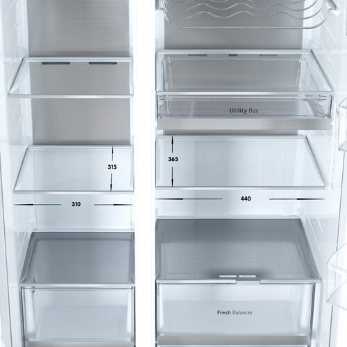 Купить Холодильник Side by Side   LG GC-Q257CAFV серебристый  5451386. Характеристики, отзывы и цены в Донецке