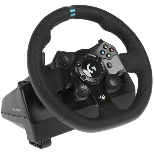 Купить Руль Logitech G923 черный  4725190. Характеристики, отзывы и цены в Донецке