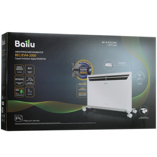 Купить Конвектор Ballu Evolution Digital Inverter BEC/EVI4-2000  9008936. Характеристики, отзывы и цены в Донецке