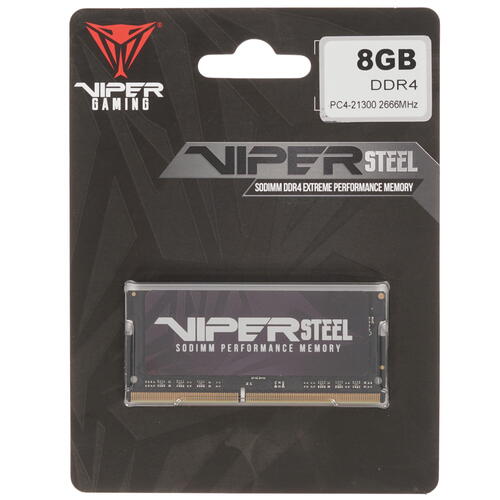 Купить Оперативная память SODIMM Patriot Viper Steel [PVS48G266C8S] 8 ГБ  1639880. Характеристики, отзывы и цены в Донецке