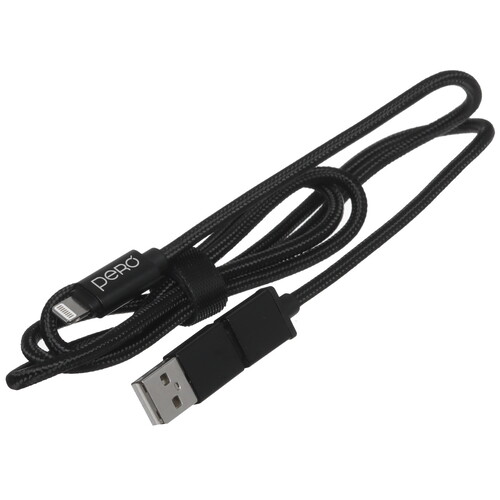Купить Кабель круглый PERO Lightning 8-pin - USB 2.0 Type-A, USB Type-C черный 1 м  5365831. Характеристики, отзывы и цены в Донецке
