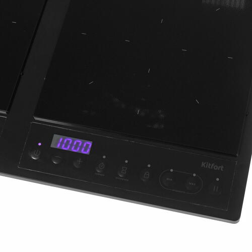 Купить Плита компактная электрическая Kitfort KT-109 черный  1089488. Характеристики, отзывы и цены в Донецке