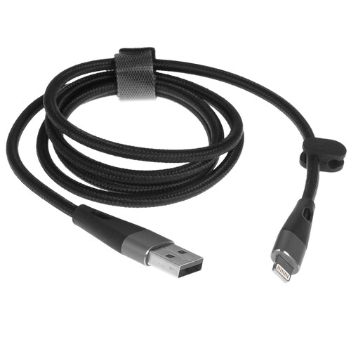 Купить Кабель круглый ZMI Lightning 8-pin MFI - USB 2.0 Type-A черный 1 м  9282820. Характеристики, отзывы и цены в Донецке