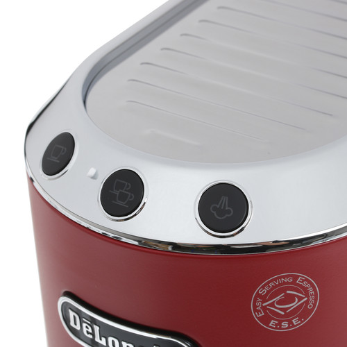 Купить Кофеварка рожковая DeLonghi Dedica EC 685.R красный  8116358. Характеристики, отзывы и цены в Донецке