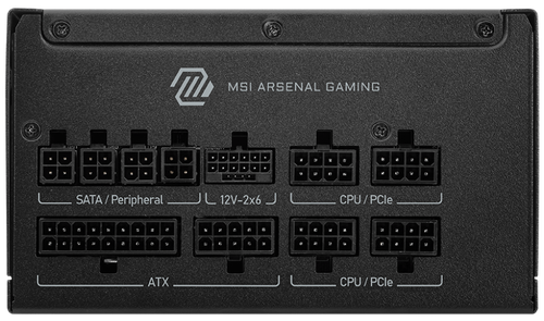 Купить Блок питания MSI MAG A850GLS PCIE5 [306-7ZPIY11-CE0] черный  5641163. Характеристики, отзывы и цены в Донецке