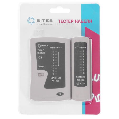 Купить Кабельный тестер 5bites LY-CT005  5073674. Характеристики, отзывы и цены в Донецке