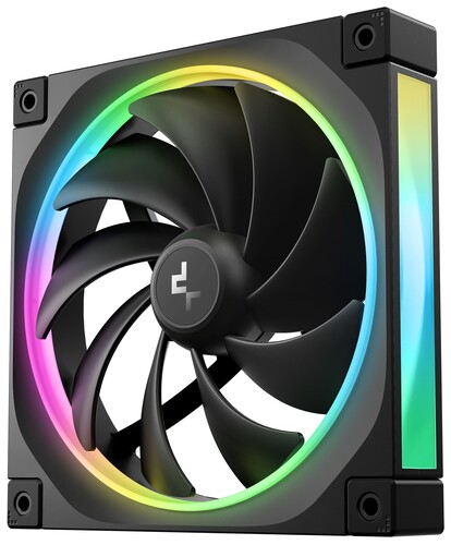 Купить Комплект вентиляторов DEEPCOOL FL14 3IN1 [R-FL14-BKAPN3-G] черный  5635684. Характеристики, отзывы и цены в Донецке